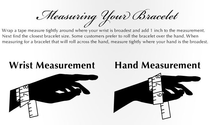 Bracelet Measurement Chart
